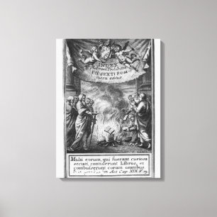 Toile Frontispiece de 'Index Librorum prohibitorum'