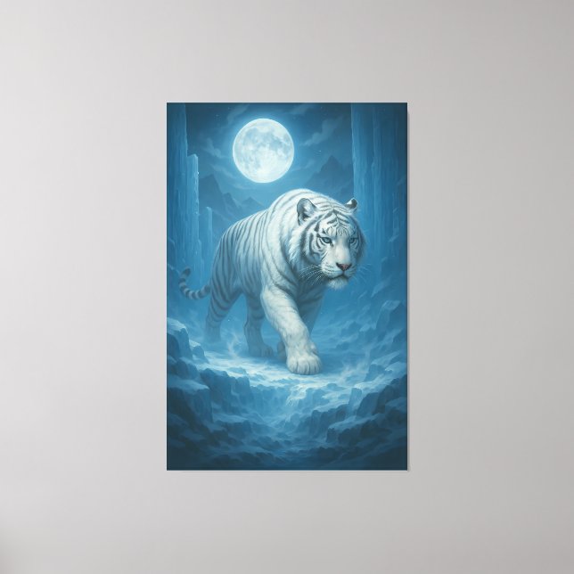 Toile  Frost King White Tiger – Majestic Icy Guardian Wa (Recto)