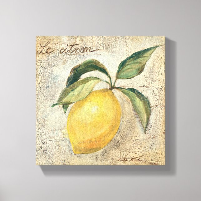 Toile Fruit de citron jaune (Recto)