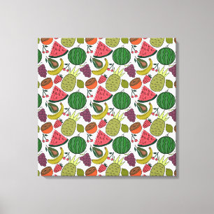 Toile Fruit motif transparent   motif de surface de frui