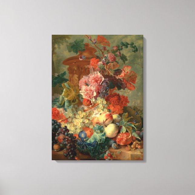 Toile Fruit Piece - Jan vont Huysum (1722) (Recto)