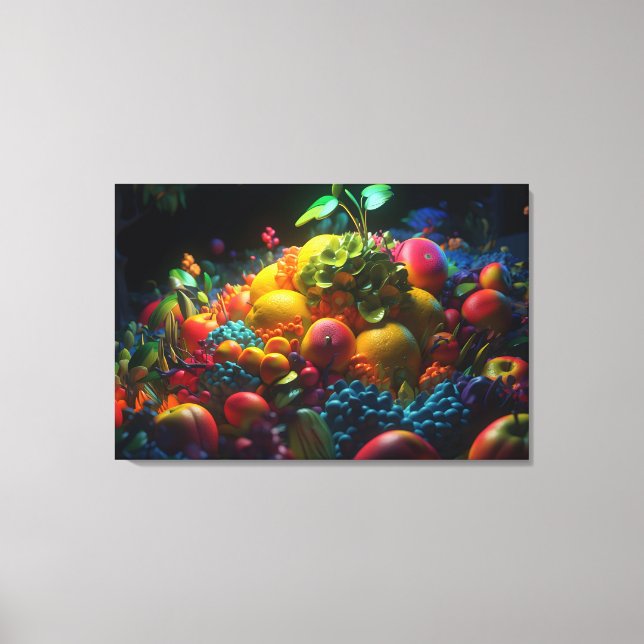 Toile Fruit World (Recto)