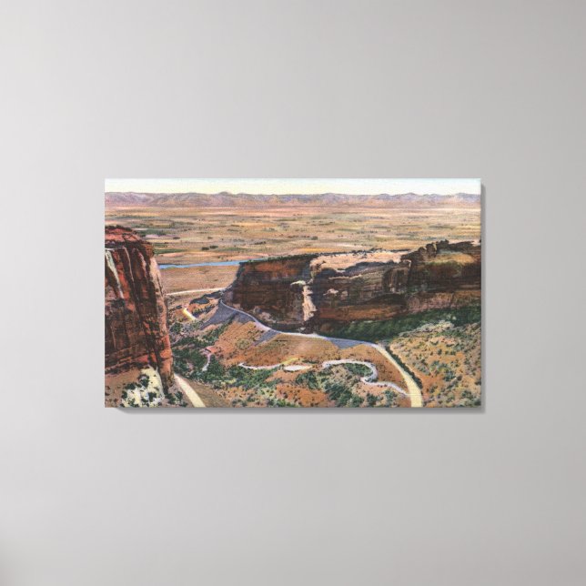Toile Fruita Canyon & Monument Rim Drive (Recto)