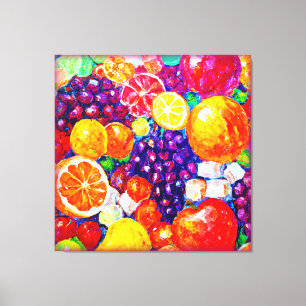 Toile "Fruits frais Motif" Cute Art. Acheter Maintenant