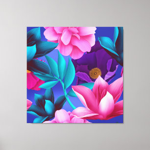 Toile Fuchsia rose violet