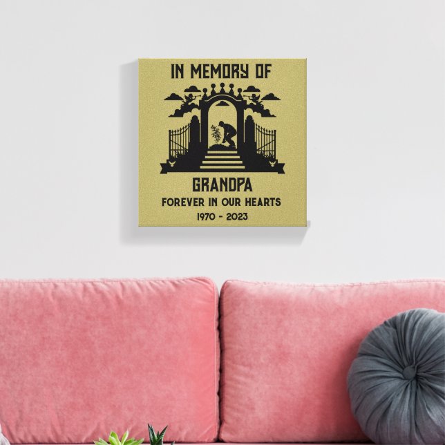 Toile Funérailles des jardiniers en mémoire (Insitu(Salon))