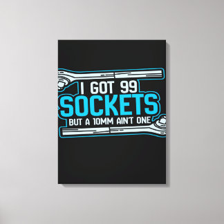 Toile Funny Car Mechanic Design | Mechanic Canvas