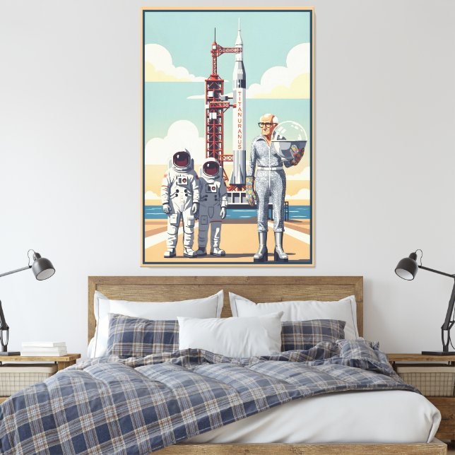Toile Funny Grandad (Insitu(Chambre))
