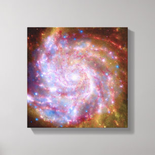Toile Galaxie spirale Messier 101 - Photo du télescope H