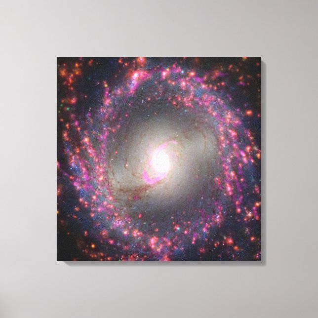 Toile Galaxie Spirale Ngc 3351. (Recto)