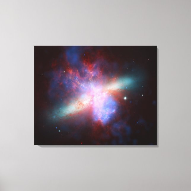 Toile Galaxy M82 Hubble NASA (Recto)