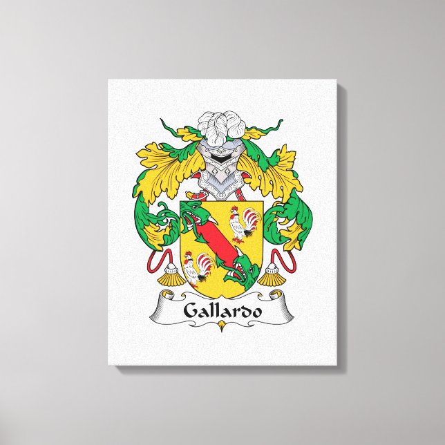 Toile Gallardo Family Crest (Recto)