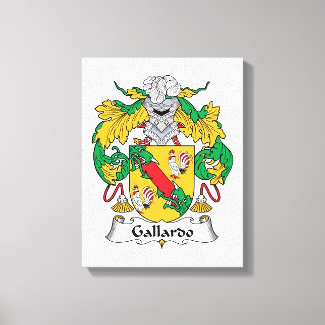 Toile Gallardo Family Crest (Recto)