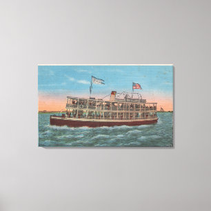 Toile Galveston, TX - vue de Galvez