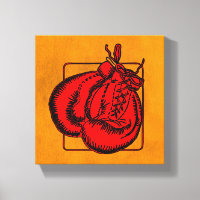 Gants en boîte rouge