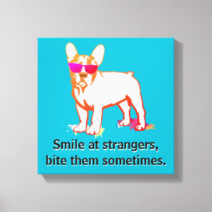 Toile Garçon French Bulldog le plus cool