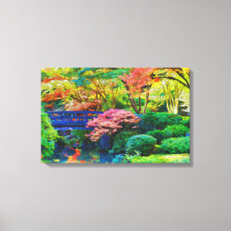 Toile Garden japonais