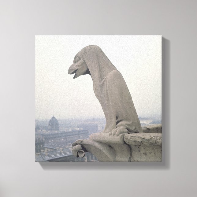 Toile Gargoyle sur la balustrade de la Grande (Recto)