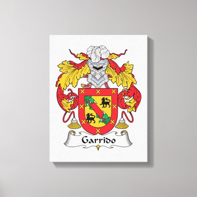 Toile Garrido Family Crest (Recto)