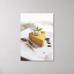 Toile Gâteau au fromage et citrouille
