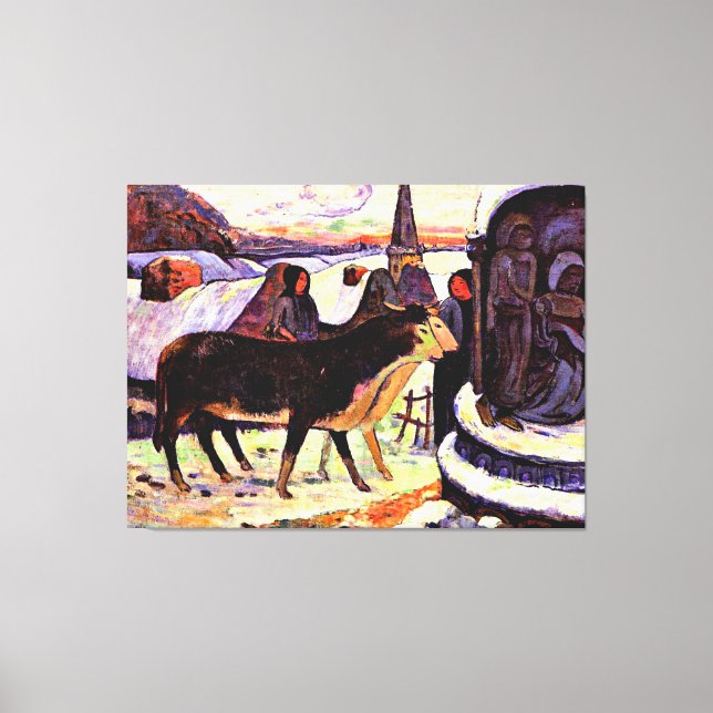 Toile Gauguin - Noël (Recto)