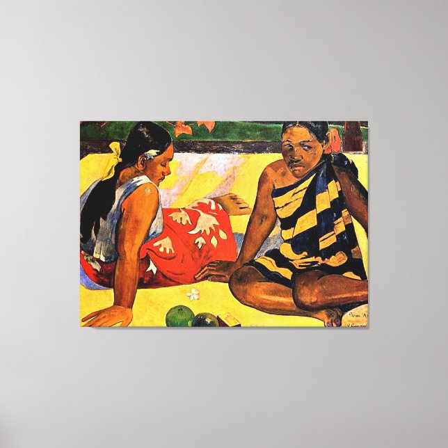 Toile Gauguin - Quoi de neuf ? (Recto)