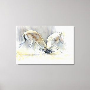 Toile Gazelles de sable 2009 4