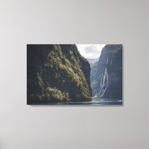 Toile Geiranger Fjord Norvège