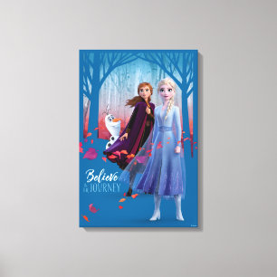 Toile Gelée 2 : Elsa, Anna, et Olaf Croire