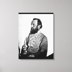 Toile Gen. "Stonewall" Jackson, image de guerre