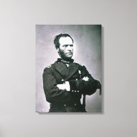 Général William T. Sherman (1820-1891) (photo b/w)
