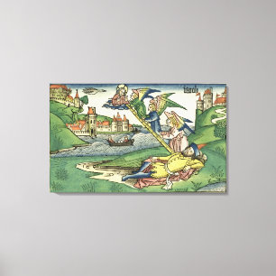 Toile Genèse 28 10 L'échelle de Jacob, du 'Nuremberg'