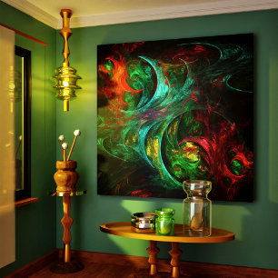 Toile Genesis Nova Abstrait Art Enveloppé Canvas Imprime