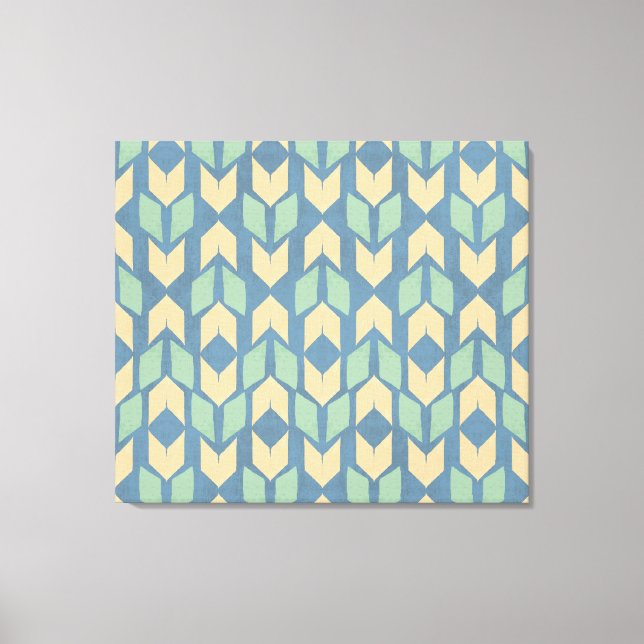 Toile Geo Step extérieur | Motif de flèche géométrique (Recto)