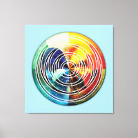 Géométrie sacrée Mandala 8 Canvas Imprimer