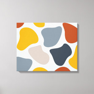 Toile Géométrique organique coloré, frais, à la mode