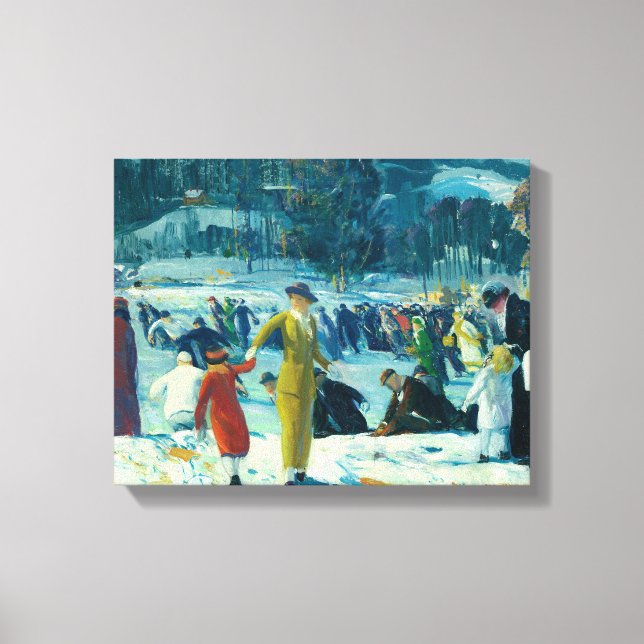 Toile George Bellows - Amour de l'hiver (Recto)