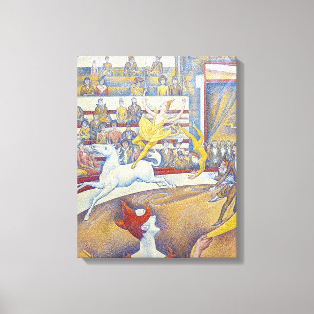 Toile Georges Seurat - Le Cirque (Recto)