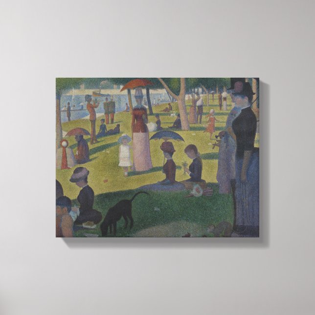 Toile Georges Seurat - Un dimanche sur La Grande Jatte (Recto)