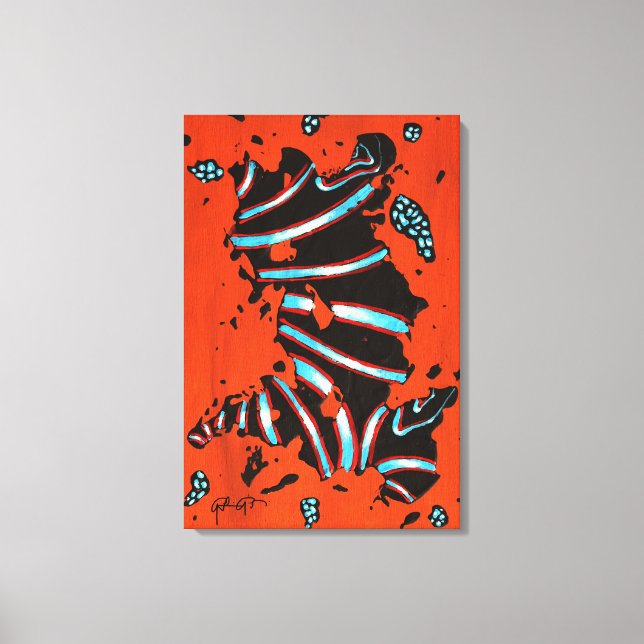 Toile GGAST - Energy Code ECL7 - Stretched Canvas Print (Recto)