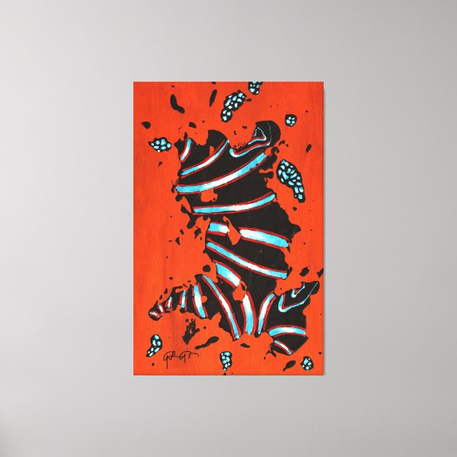 Toile GGAST - Energy Code ECL7 - Stretched Canvas Print (Recto)