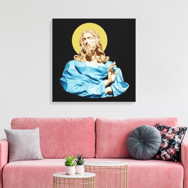 Toile Gian Lorenzo Bernini Bust of Christ 1679 (Insitu(Salon))