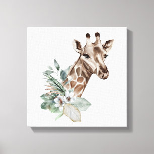 Toile Giraffe Imprimer Safari Animaux