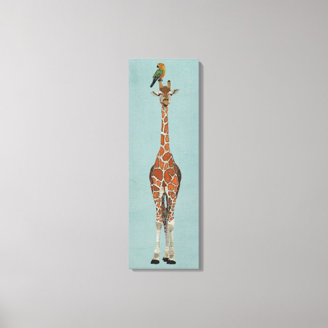 TOILE GIRAFFE & PARROT (Recto)