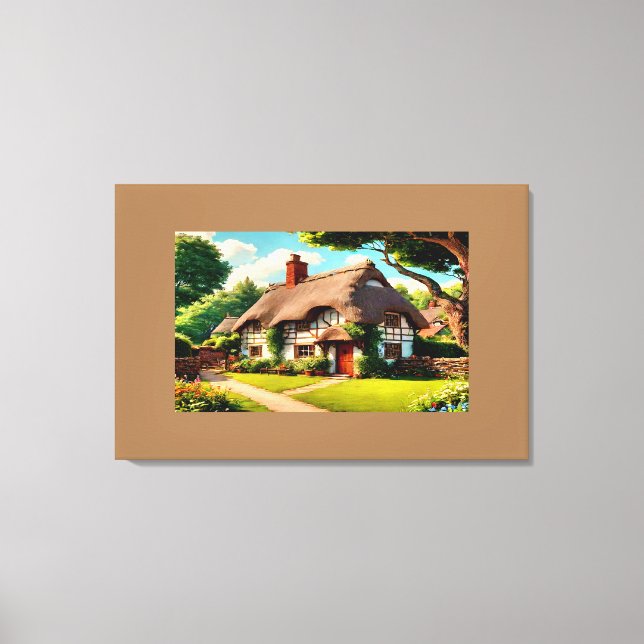 Toile gîte de campagne anglais (Recto)