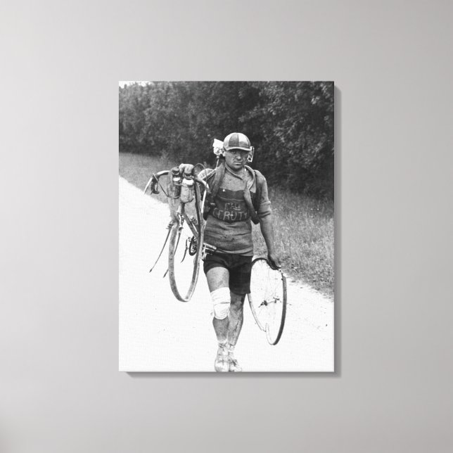 Toile Giusto Cerutti Tour de France 1928 Après Le naufra (Recto)