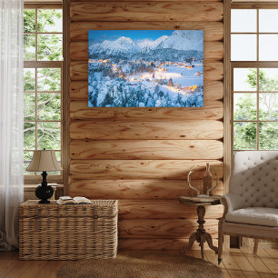 Toile Glace et neige   Graubunden, Engadin, Suisse