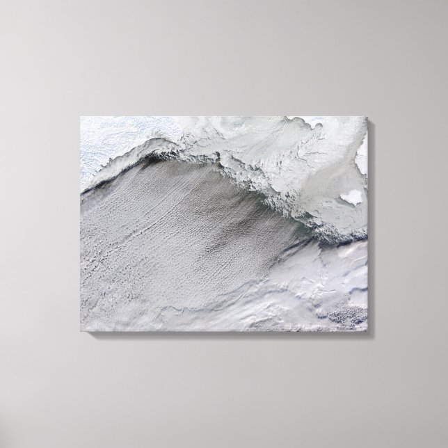 Toile Glace marine et rues nuageuses dans la mer de Béri (Recto)