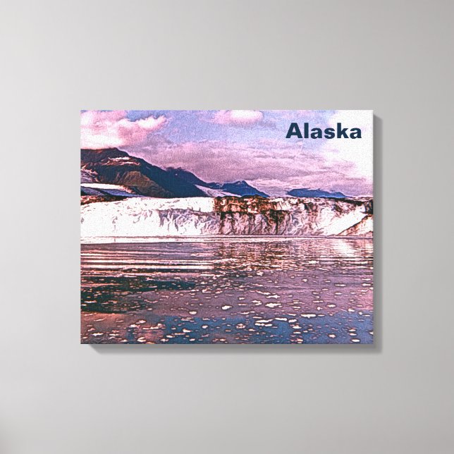 Toile Glacier de l'Alaska (Recto)