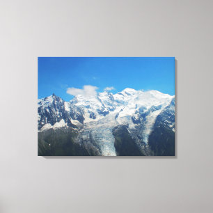 Toile Glaciers sur le Mont Blanc